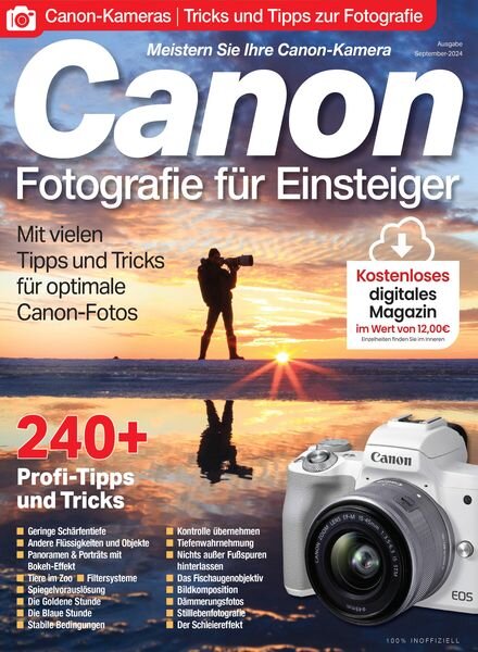 Canon-Fotografie fur Einsteiger – September 2024 Cover