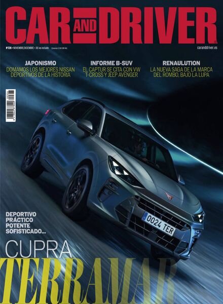 Car and Driver Espana – Noviembre-Diciembre 2024 Cover