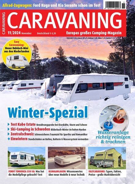 Caravaning – November 2024 Cover