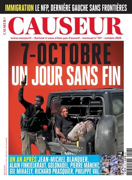 Causeur – Octobre 2024 Cover