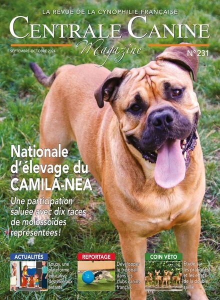 Centrale Canine Magazine – Septembre-Octobre 2024 Cover