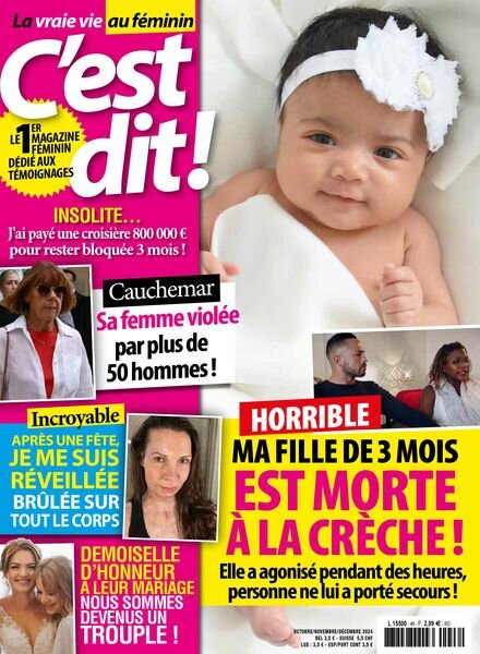 C’est Dit – Octobre-Novembre-Decembre 2024 Cover