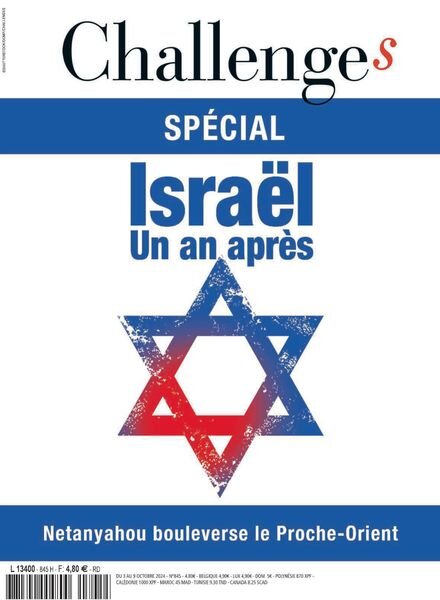 Challenges – 3 Octobre 2024 Cover