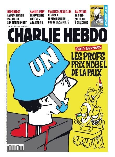Charlie Hebdo – 16 Octobre 2024 Cover
