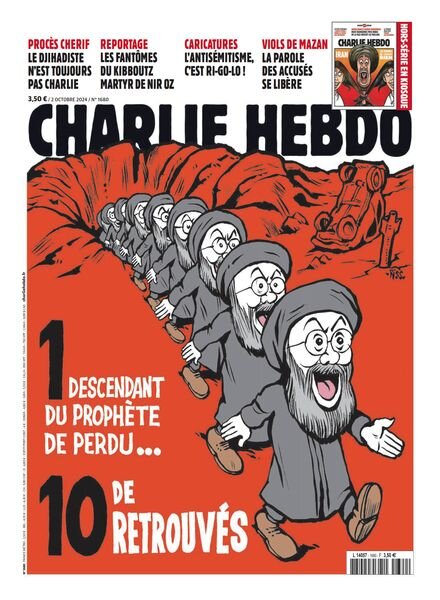 Charlie Hebdo – 2 Octobre 2024 Cover