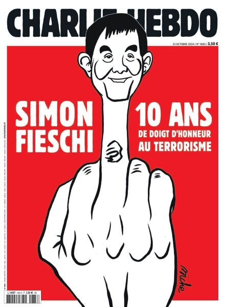 Charlie Hebdo – 23 Octobre 2024 Cover