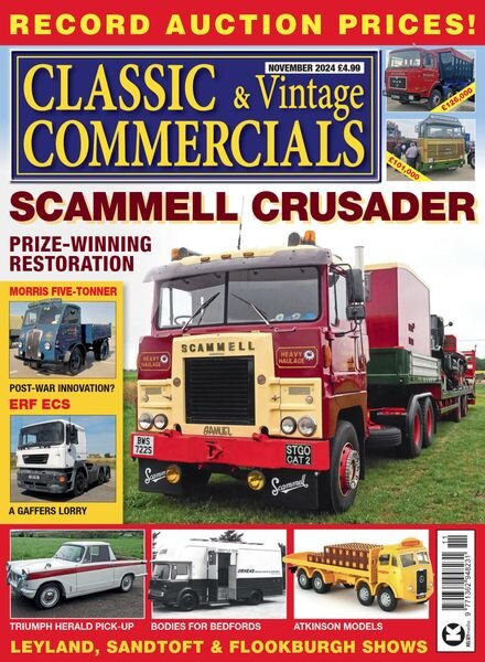 Classic & Vintage Commercials – November 2024 Cover