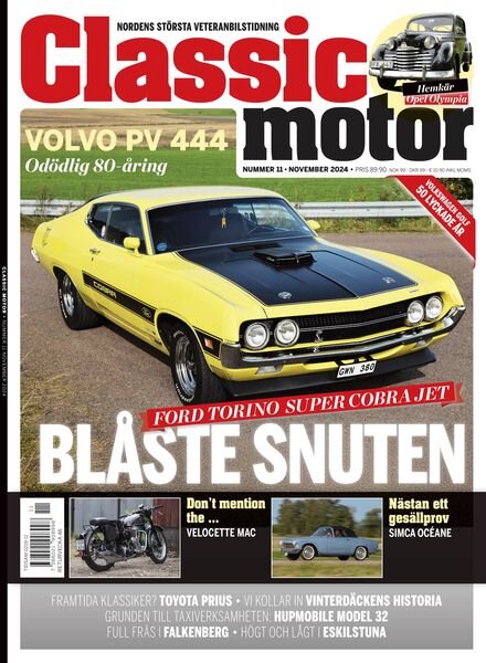 Classic Motor – 9 Oktober 2024 Cover