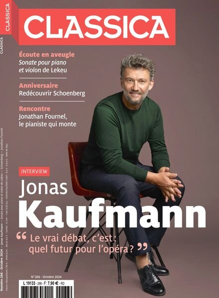 Classica – Octobre 2024 Cover