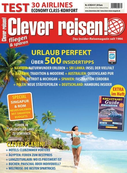 Clever reisen! – 2 Oktober 2024 Cover