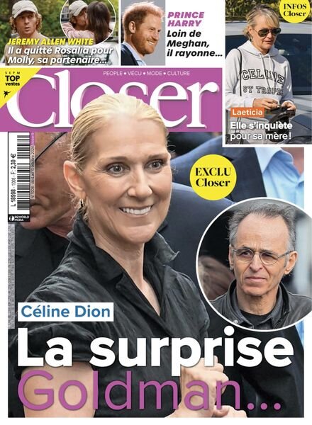 Closer France – 4 Octobre 2024 Cover