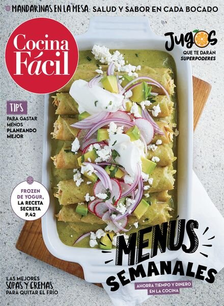 Cocina Facil Mexico – Noviembre 2024 Cover