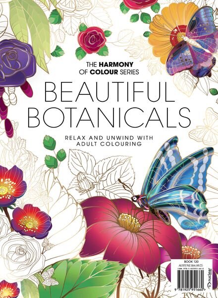Colouring Book – Beautiful Botanicals 2024 Cover