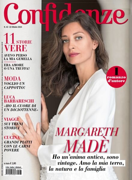 Confidenze – 22 Ottobre 2024 Cover