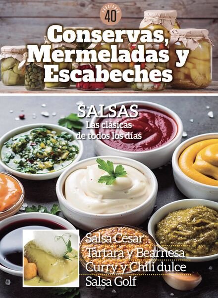 Conservas mermeladas y escabeches – Octubre 2024 Cover