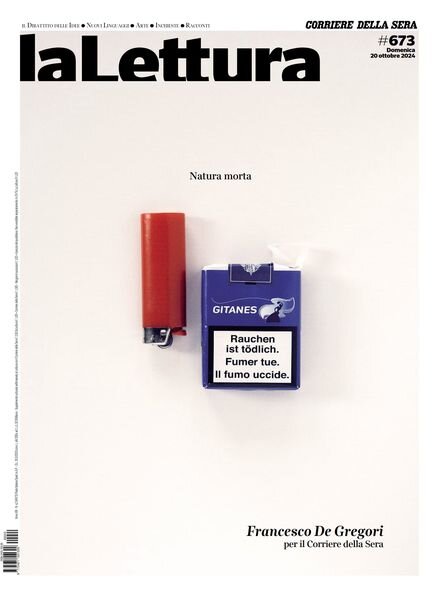 Corriere della Sera La Lettura – 20 Ottobre 2024 Cover
