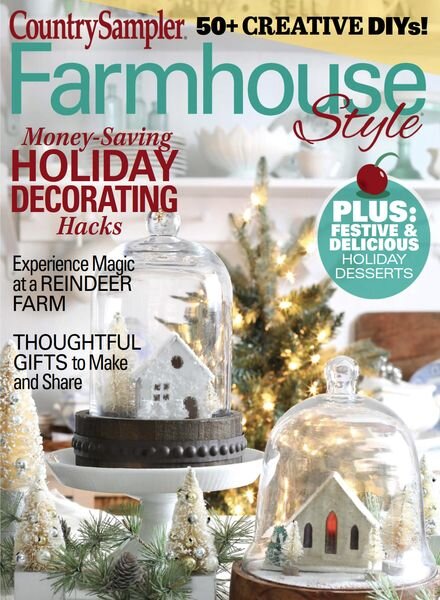 Country Sampler Farmhouse Style – Winter 2024 Cover
