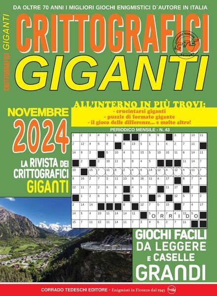 Crittografici Giganti – Novembre 2024 Cover