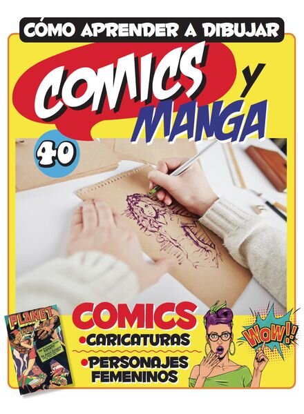 Curso como aprender a dibujar comics y manga – Fasciculo 10 2024 Cover