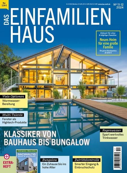 Das Einfamilienhaus – November-Dezember 2024 Cover