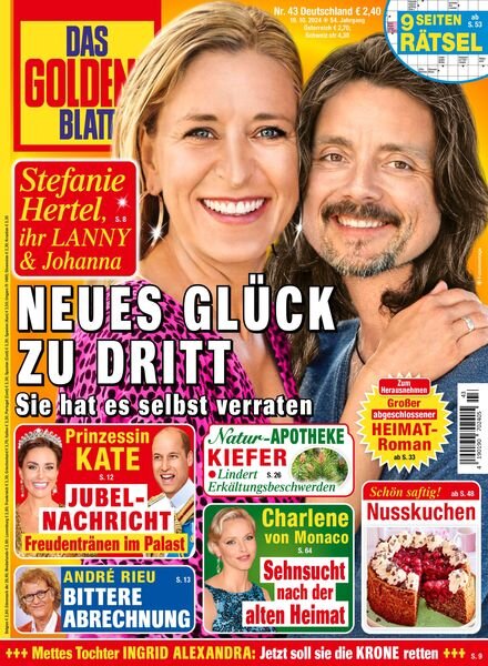 Das Goldene Blatt – 19 Oktober 2024 Cover