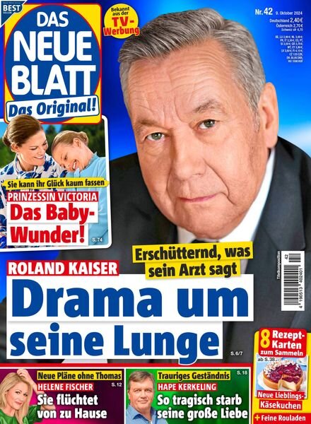 Das Neue Blatt – 9 Oktober 2024 Cover