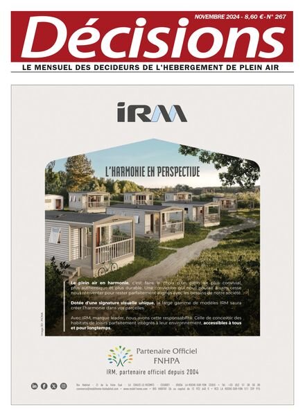 Decisions HPA – Novembre 2024 Cover