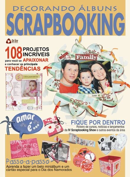 Decorando Albuns Scrapbooking – Setembro 2024 Cover