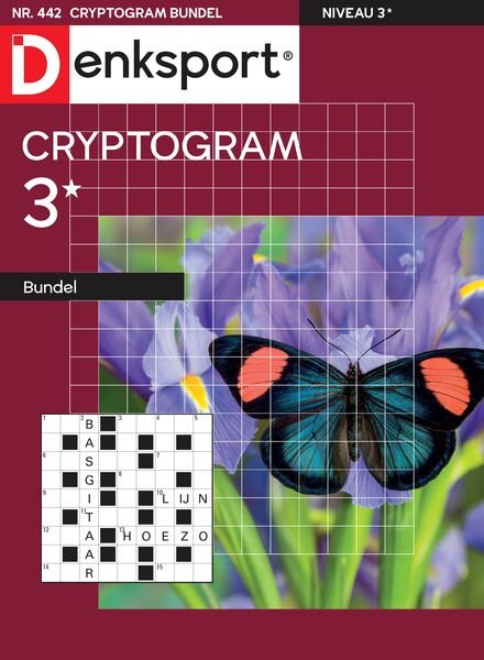 Denksport Cryptogrammen 3 bundel – 24 Oktober 2024 Cover