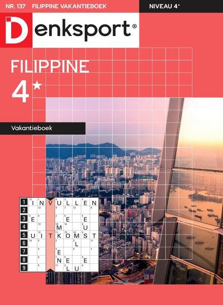 Denksport Filippine 4 Vakantieboek – 17 Oktober 2024 Cover