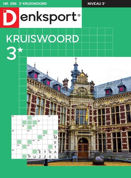 Denksport Kruiswoord 3 – 3 Oktober 2024 Cover