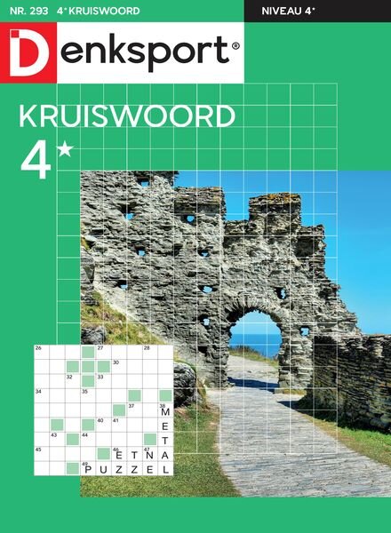 Denksport Kruiswoord 4 – 1 Oktober 2024 Cover