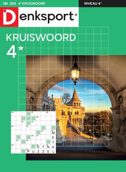 Denksport Kruiswoord 4 – 17 Oktober 2024 Cover