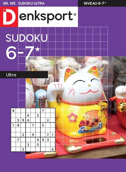 Denksport Sudoku 6-7 ultra – 1 Oktober 2024 Cover