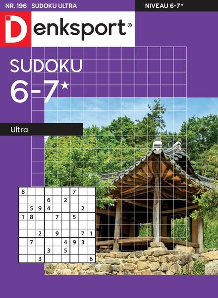 Denksport Sudoku 6-7 ultra – 3 Oktober 2024 Cover