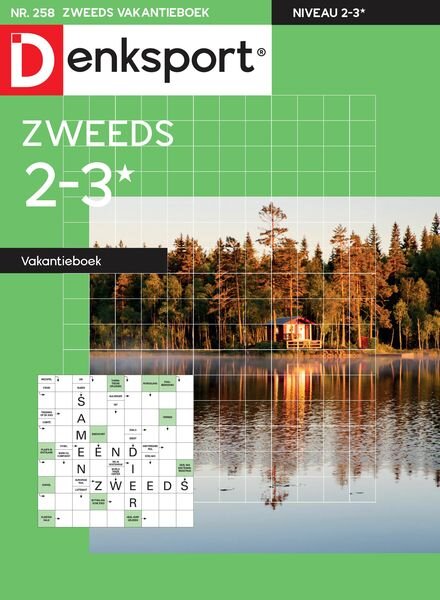 Denksport Zweeds 2-3 vakantieboek – 3 Oktober 2024 Cover