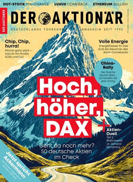 Der Aktionar – 04 Oktober 2024 Cover