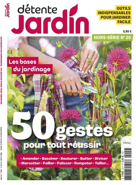 Detente Jardin – Hors-Serie N 20 – Septembre-Octobre 2024 Cover