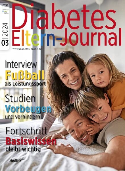 Diabetes Eltern Journal – Nr 3 2024 Cover