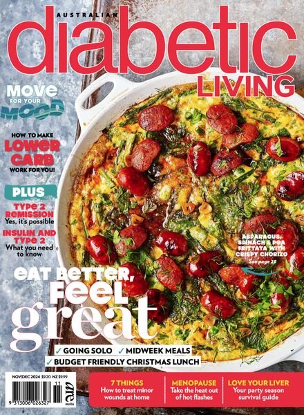 Diabetic Living Australia – November-December 2024 Cover