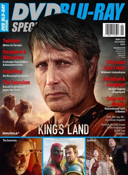 DVD Blu-Ray Special – November 2024 Cover