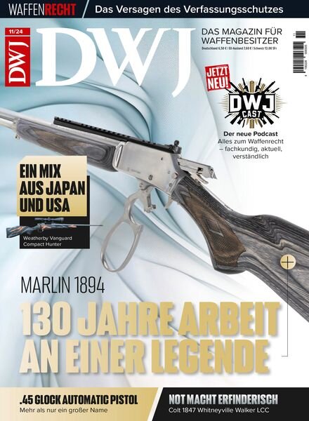 DWJ – November 2024 Cover