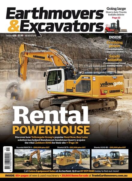 Earthmovers & Excavators – October 2024 Cover