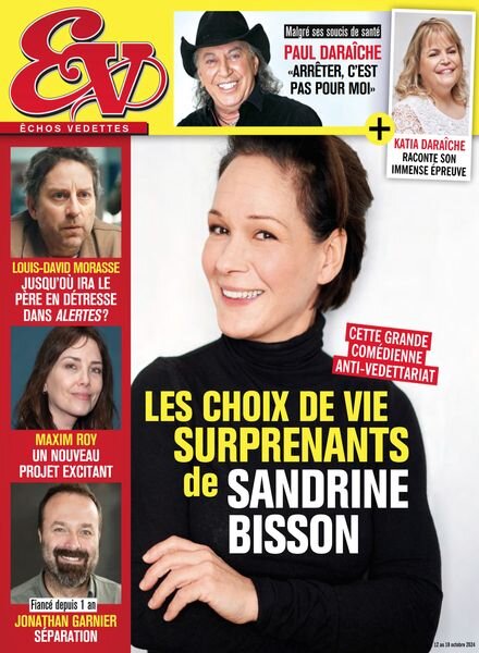 echos Vedettes – 12 Octobre 2024 Cover