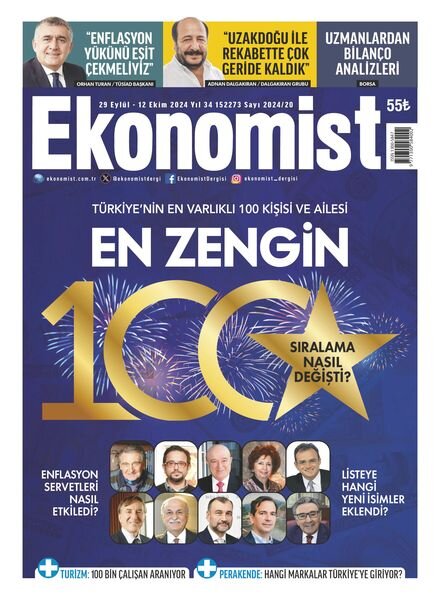 Ekonomist Turkiye – 28 Eylul 2024 Cover