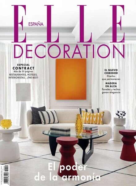 Elle Decoration Espana – Noviembre 2024 Cover