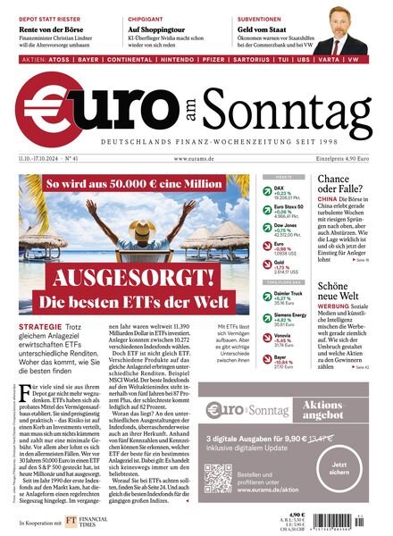 Euro am Sonntag – 11 Oktober 2024 Cover