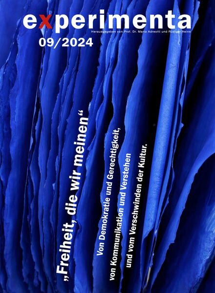 Experimenta – Nr 9 2024 Cover