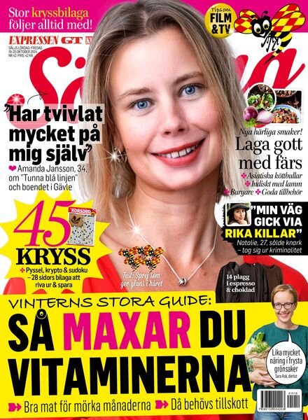 Expressen SOndag – 19 Oktober 2024 Cover