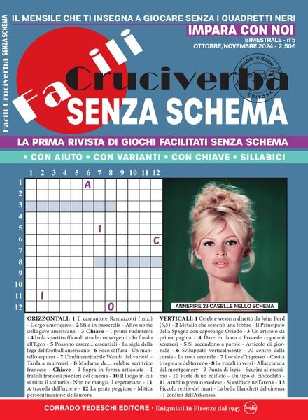 Facili Cruciverba – 10 Ottobre 2024 Cover